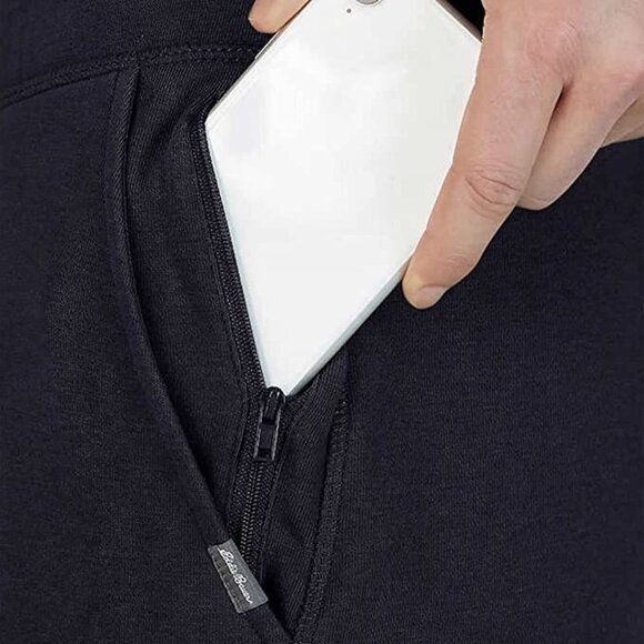 NWT! Men's Eddie Bauer Heather Navy and Solid Navy Jogger Set 2 Pack - S… - Picture 3 of 3